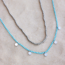 Cabana Necklace Set in Silver