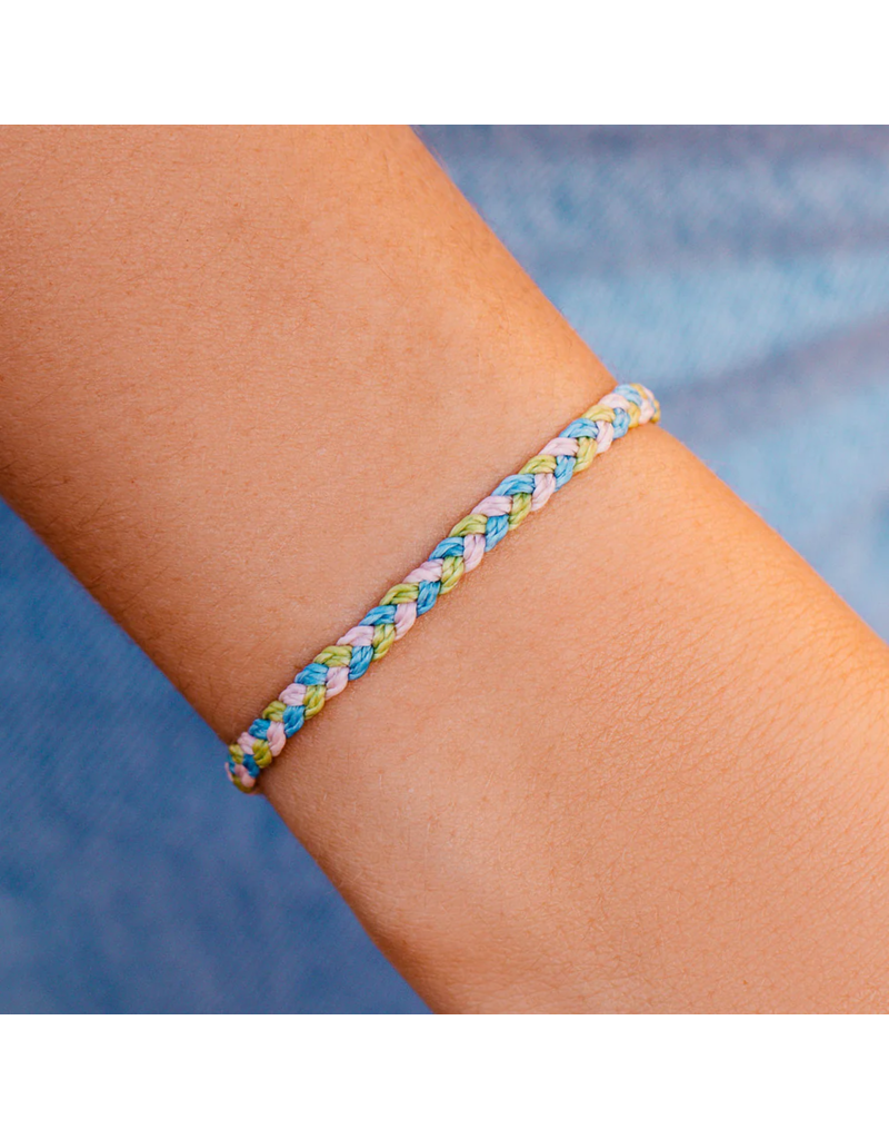 PURA VIDA Mental Health Awareness Mini Braided Bracelet