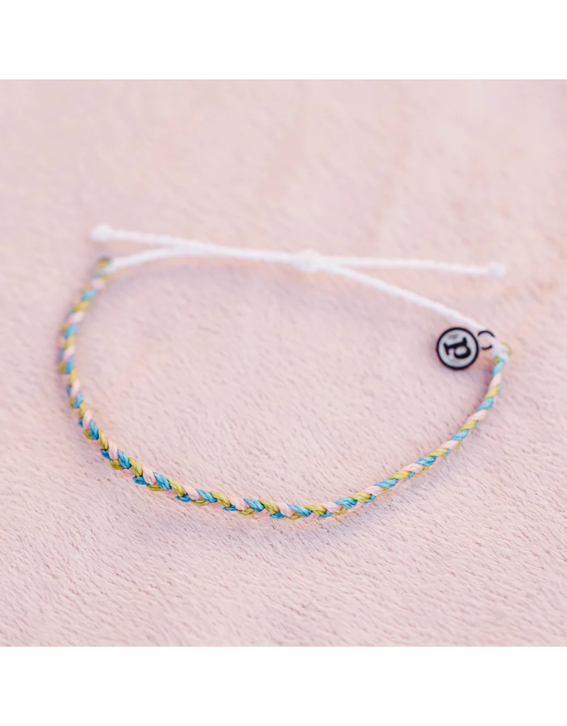 PURA VIDA Mental Health Awareness Mini Braided Bracelet