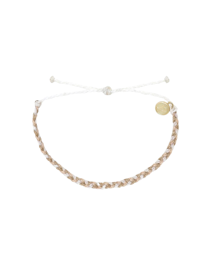 PURA VIDA Multi Mini Braided Bracelet in Leche