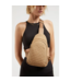 Beyond The Horizon Woven Neoprene Sling Backpack in Nude