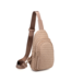 Beyond The Horizon Woven Neoprene Sling Backpack in Nude