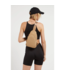 Beyond The Horizon Woven Neoprene Sling Backpack in Nude