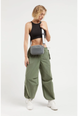 SOL & SELENE Inspiration Woven Neoprene Crossbody in Grey SOL & SELENE Inspiration Woven Neoprene Crossbody in Grey