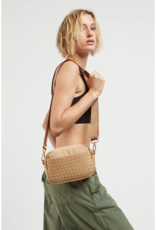 SOL & SELENE Inspiration Woven Neoprene Crossbody in Nude SOL & SELENE Inspiration Woven Neoprene Crossbody in Nude