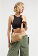 SOL & SELENE Inspiration Woven Neoprene Crossbody in Nude SOL & SELENE Inspiration Woven Neoprene Crossbody in Nude