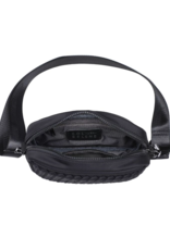 SOL & SELENE Inspiration Woven Neoprene Crossbody in Black