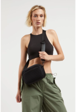 SOL & SELENE Inspiration Woven Neoprene Crossbody in Black