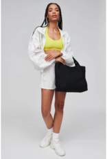 SOL & SELENE Sky's The Limit Woven Neoprene Medium Tote in Black SOL & SELENE Sky's The Limit Woven Neoprene Medium Tote in Black