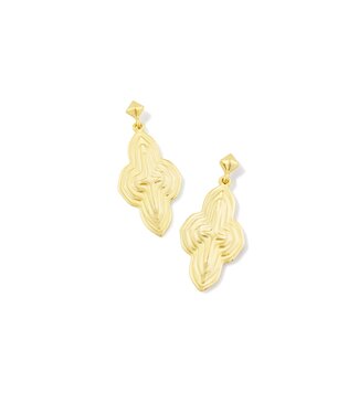 KENDRA SCOTT DESIGN Abbie Metal Drop Earrings in Gold