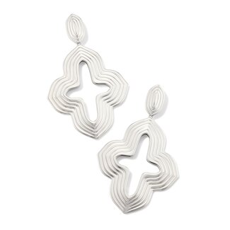 KENDRA SCOTT DESIGN Abbie Metal Statement Earrings in Silver