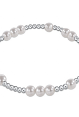 ENEWTON DESIGN Hope Unwritten 5mm Bead Bracelet - Pearl/Silver