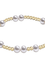 ENEWTON DESIGN Hope Unwritten 6mm Bead Bracelet - Pearl/Gold