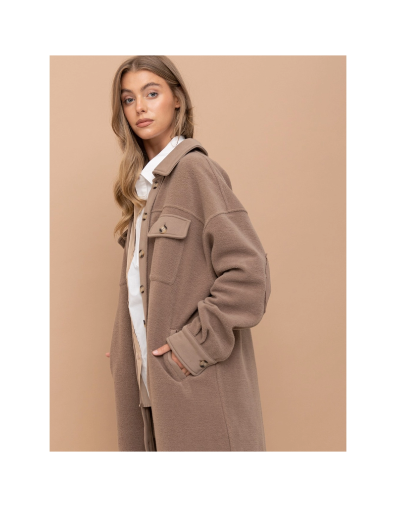 Isabel Long Coat in Brown