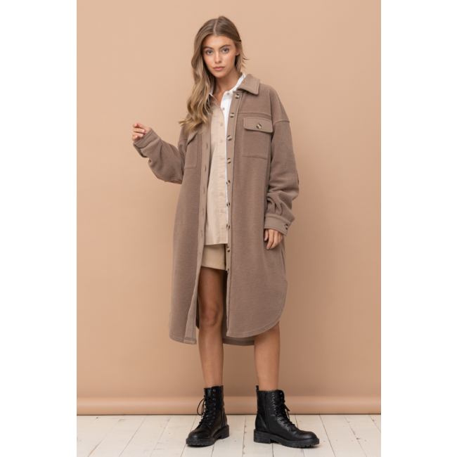 Isabel Long Coat in Brown