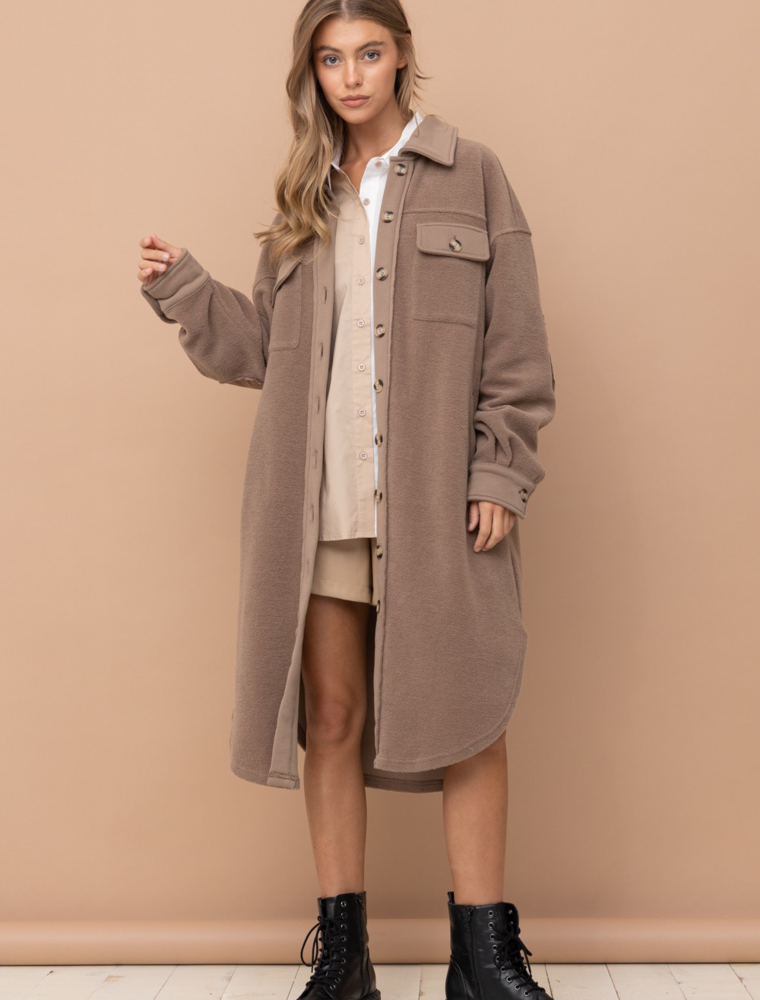 Isabel Long Coat in Brown