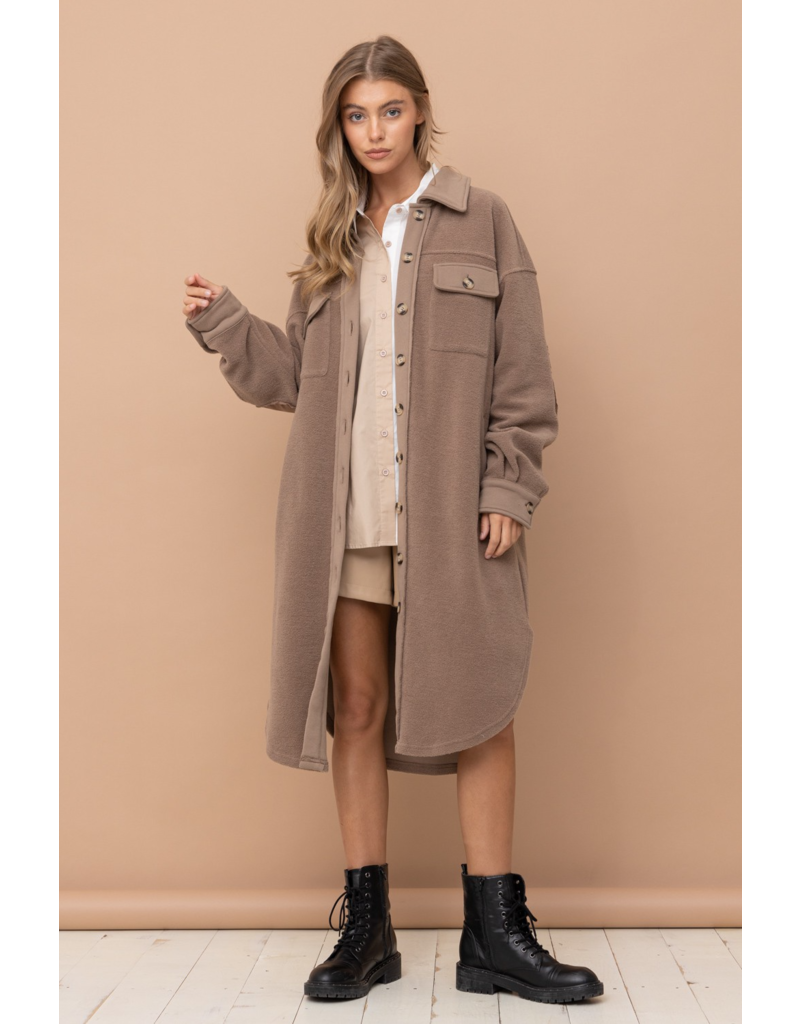 Isabel Long Coat in Brown