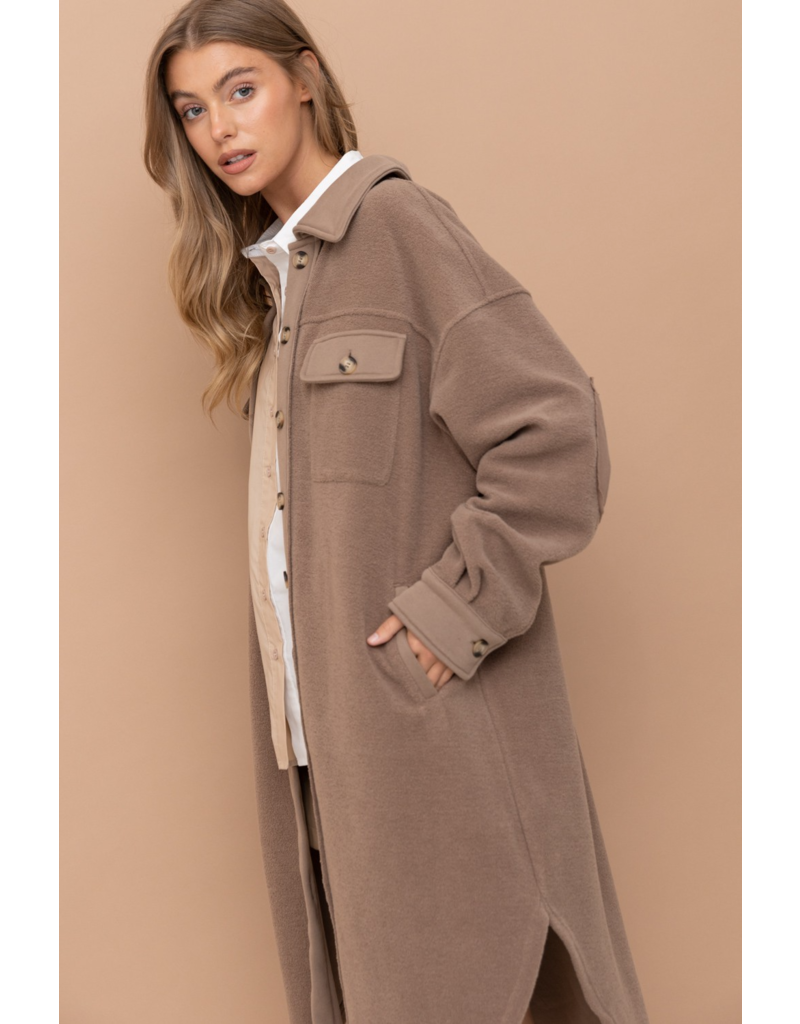 Isabel Long Coat in Brown