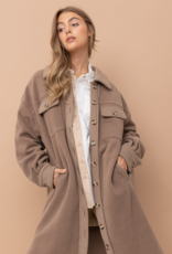 Isabel Long Coat in Brown