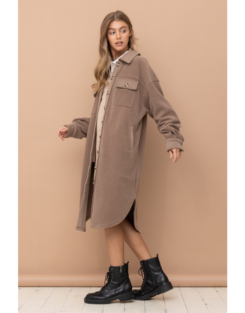 Isabel Long Coat in Brown