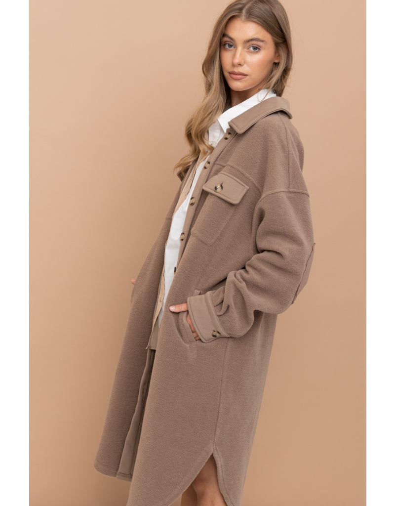 Isabel Long Coat in Brown