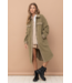 Isabel Long Coat in Olive