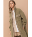 Isabel Long Coat in Olive