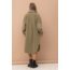 Isabel Long Coat in Olive