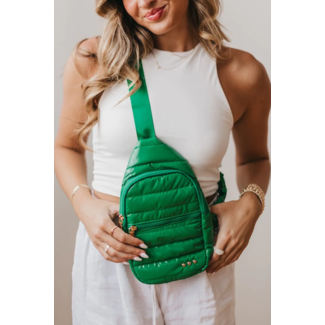 PRETTY SIMPLE Sonali Sling Bag in Emerald