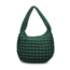 Revive Puffy Quilted Nylon Hobo in Emerald