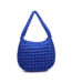 Revive Puffy Quilted Nylon Hobo in Cobalt