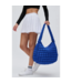 Revive Puffy Quilted Nylon Hobo in Cobalt