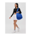 Revive Puffy Quilted Nylon Hobo in Cobalt