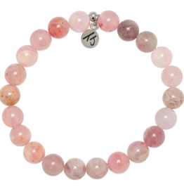 TJAZELLE Unconditional Stacker Bracelet in Madagascar Quartz & Silver