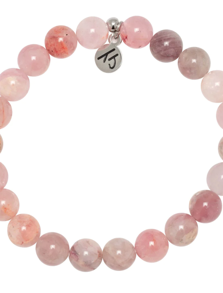 TJAZELLE Unconditional Stacker Bracelet in Madagascar Quartz & Silver