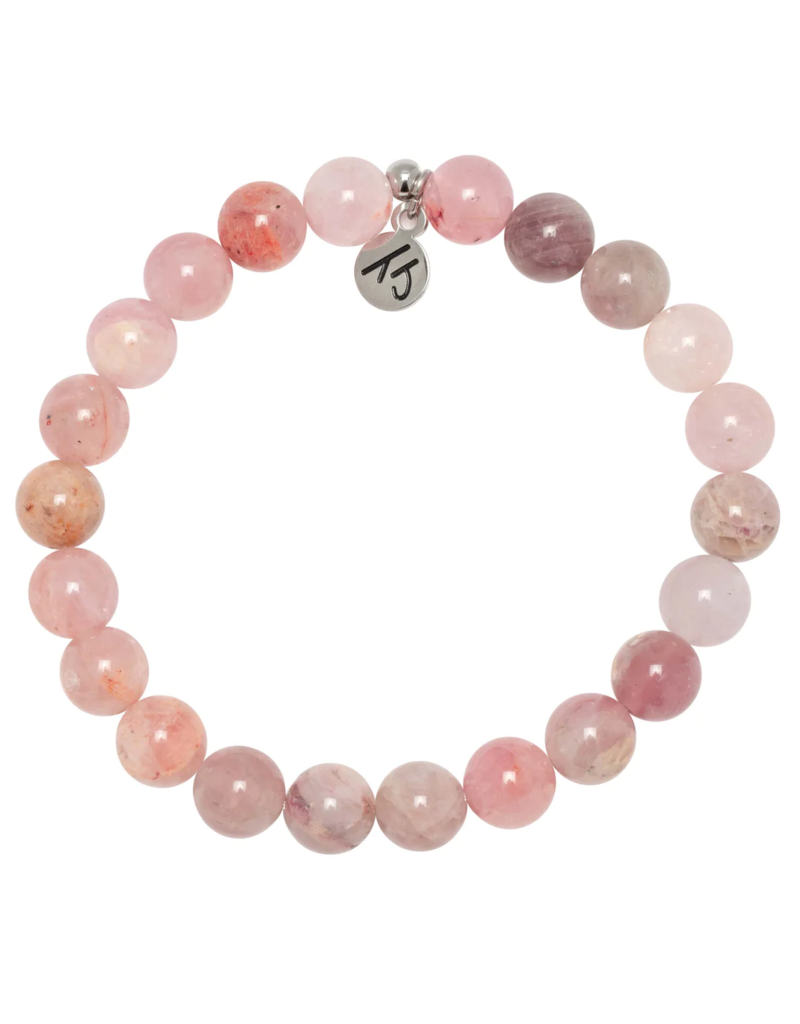 TJAZELLE Unconditional Stacker Bracelet in Madagascar Quartz & Silver