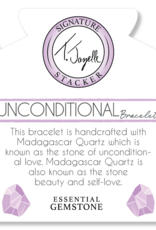 TJAZELLE Unconditional Stacker Bracelet in Madagascar Quartz & Silver TJAZELLE Unconditional Stacker Bracelet in Madagascar Quartz & Silver