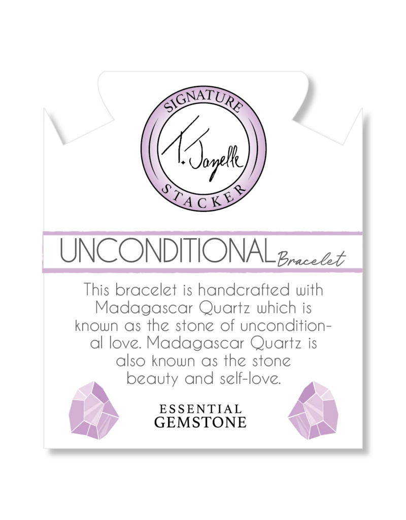 TJAZELLE Unconditional Stacker Bracelet in Madagascar Quartz & Silver