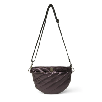 Downtown Adventures Quilted Bum Bag ( Dark Taupe)