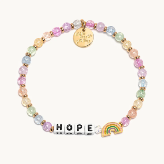 LITTLE WORDS PROJECT Hope Bracelet - Rainbow