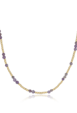 ENEWTON DESIGN Hope Unwritten Gemstone 15" Choker Necklace - Amethyst/Gold ENEWTON DESIGN Hope Unwritten Gemstone 15" Choker Necklace - Amethyst/Gold
