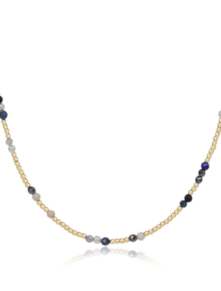 ENEWTON DESIGN Hope Unwritten Gemstone 15" Choker Necklace - Fall/Winter Hot Mess/Gold