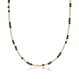 ENEWTON DESIGN Hope Unwritten Gemstone 15" Choker Necklace - Matte Onyx