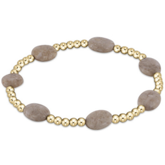 ENEWTON DESIGN Admire 3mm Bead Bracelet - Riverstone/Gold