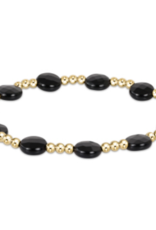 ENEWTON DESIGN Admire 3mm Bead Bracelet in Faceted Onyx/Gold