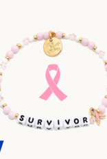 LITTLE WORDS PROJECT Survivor Bracelet - Think Pink