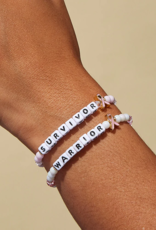 LITTLE WORDS PROJECT Survivor Bracelet - Think Pink