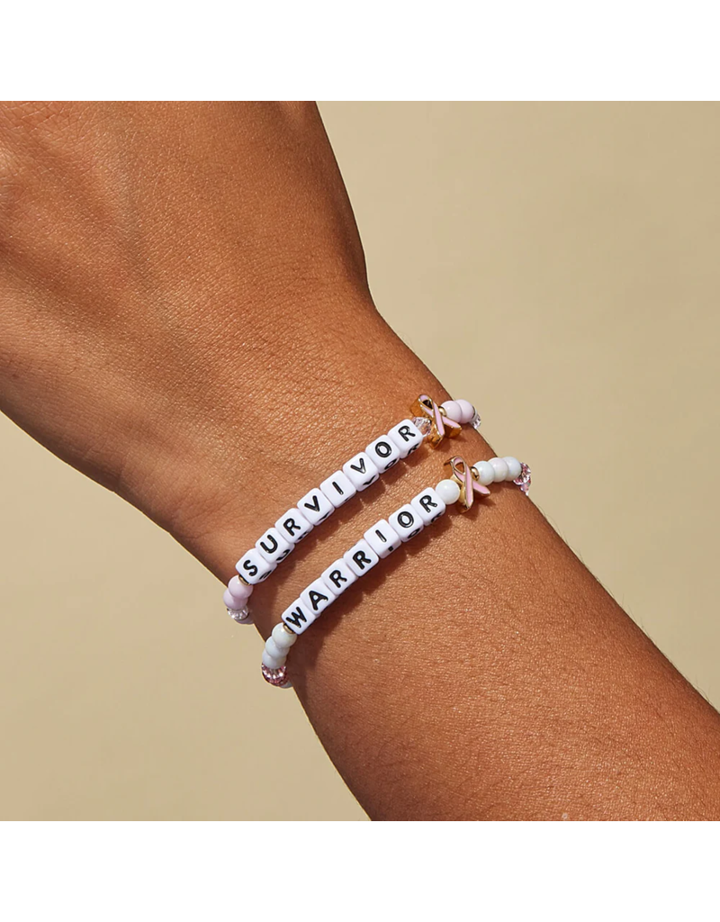 LITTLE WORDS PROJECT Survivor Bracelet - Think Pink