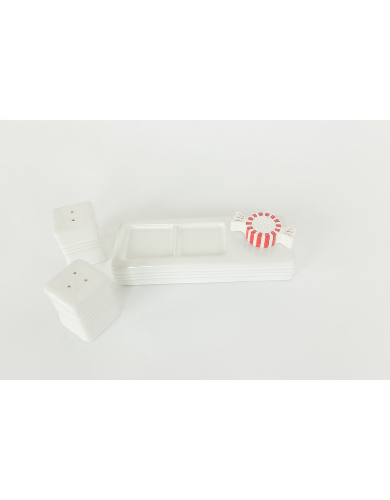 NORA FLEMING Pinstripes Salt & Pepper Shaker Set