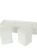 NORA FLEMING Pinstripes Salt & Pepper Shaker Set